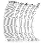 Podaljški kablov za napajanje ANTEC Sleeved Extension Cable Kit, beli