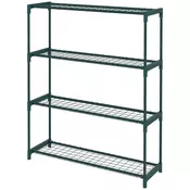 Homestar Stojalo za rastline 4 nivoji 89x28x107 cm zeleno