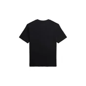 Otroška bombažna kratka majica Polo Ralph Lauren črna barva, 323832907055