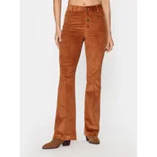 TWINSET Hlače iz tkanine 232TT2361 Rjava Regular Fit