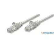 INTELLINET Kabl  Cat6 compatible, U/UTP, 1m, sivi 340373