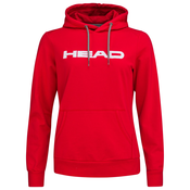HEAD Sportska sweater majica CLUB ROSIE, bijela / crvena