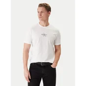 Calvin Klein Jeans Majica CK Monogram Tonal Logo  siva / črna / bela