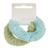 Set gumica za kosu - plava i zelena | Avanti | Ecobeauty
