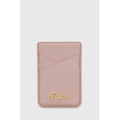 Guess Wallet Card Slot GUWMSSASLPI MagSafe Saffiano pink (GUWMSSASLPI)