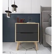 Hanah Home Nocni stocic, Antracit