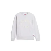 Tommy Jeans Majica NEW CLASSIC svetlo bež/svetlo siva