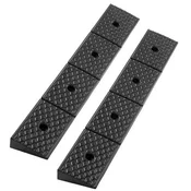 VEVOR Robni robnik 9779x14986x508 mm črn težka gumijasta rampa