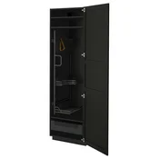 METOD / KNIVSHULT Visoki element-ostava, Crnosiva/Lerhyttan crno bajcovano, 60x60x200 cm