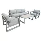 Komplet aluminija BOSTON – siv
