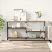vidaXL Konzolna miza Star les 150 x 29 x 76.5 cm Konstruiran les