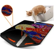 Aberto Design Prostorika za toalet za macke Nrszn0119, 45 x 60 cm, Šarena