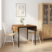 vidaXL Raztegljiva jedilna miza 120 x 81,5 x 75 cm Inženirski les