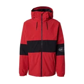 QUIKSILVER Funkcionalna jakna HIGH IN TH HOOD siva/rdeča/črna/bela