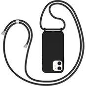 Ovitek z vrvico za iPhone 11 - črna