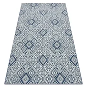 eoshop Preproga COLOR 19247/699 SISAL Square Diamond Plate Blue ( - Velikost: 120x170 cm)
