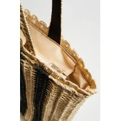 Marisse Large Striped Bag