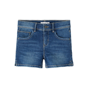 Blue Girly Denim Shorts name it Salli - Girls