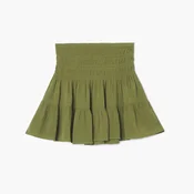 Cropp - Nabrano mini krilo - rjavkasto zelena
