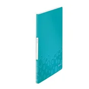 Leitz Katalog knjiga WOW, PP, 20 žepov, ledeno modra