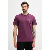 Pamucna majica Rip Curl boja: ljubicasta, s tiskom, 0CAMTE