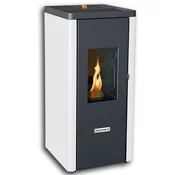 Kamin na pelete Centrometal CentroPelet A-10K, bijeli, 3,7-8,3 kW