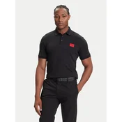 Hugo Polo majica Dereso222 50466202 Črna Slim Fit