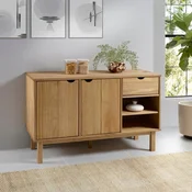Vidaxl vidaXL Omarica OTTA, 114x43x73,5 cm, masivni bor