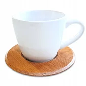 shumee Porcelanasta skodelica za kavo s krožnikom 220 ml