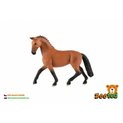 Konj domači rjavi zooted plastični 13cm
