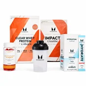 Impact Week Clear Protein Bundle - Raspberry Lemonade - 20Porcij - Peach Tea