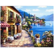 shumee SLIKA PO ŠTEVILKAH 40x50 cm Z OKVIRJEM 350g/m2 SLIKA PO FOTOGRAFIJI