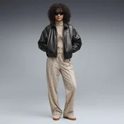 PUMA T7 Snake Print Straight Pants Women, Clothing, Mouse Gray, L