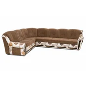 EuroAF Ugaona garnitura Lela, 245x120 cm, Braon
