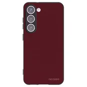 Silikonski črni ovitek za Samsung Galaxy S23 5G - Burgundy red