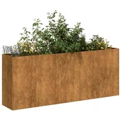 Planter Rusty 200x40x80 cm Vremensko odporno jeklo