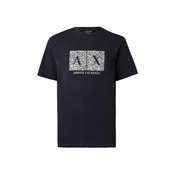 ARMANI EXCHANGE Majica kremna / modra / mornarska