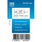 Pravi Junak Make Them Last Ovitki za karte EUR 59x92 mm, 100 ovitkov Soft