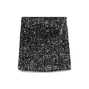 VERO MODA Krilo VMBELLA črna/srebrna
