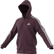 Majica s kapuljacom adidas Sportswear M 3S FL FZ HD