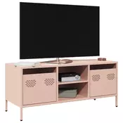 TV ormaric ružicasti 101,5 x 39 x 43,5 cm hladno valjani celik