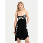 Desigual Poletna obleka Cassatt 26SWVK42 Črna Regular Fit