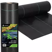 springos AGRO TKANINA 90G 1,6x10m ČRNA DEBELA MOČNA UV AGRO TKANINA TKANINA, (21629528)