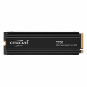 Crucial T700 2TB PCIe Gen5 NVMe M.2 SSD s hlajenjem