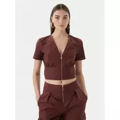 PATRIZIA PEPE Bluza  rjava