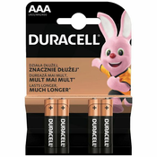 Duracell Baterija alkalna, AA, 1,5 V, blister 4 kom. - Mignon AAA B4 30705