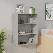 Viseci zidni ormaric siva boja betona 69,5 x 32,5 x 90 cm