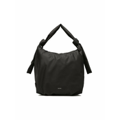 Calvin Klein Ročna torba Soft Nappa Tote Lg Textile K60K610200 Črna