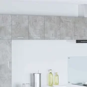 Vidaxl Viseča omarica 2 kos Beton sivo in bela 60 x 31 x 40 cm