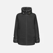 Black Womens Coat Geox Calithe - Womens